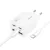 HOCO hálózati töltő 2 x Type C + 2 x USB A + kábel Type C to Type C PD QC3.0 3A 30W N56, fehér