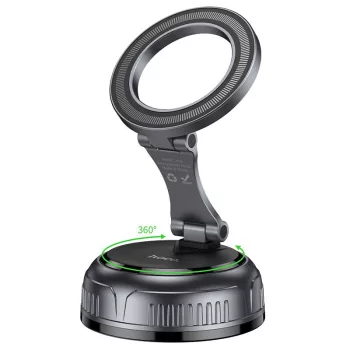   Hoco adjustable suction cum H92, mágneses MagSafe autós tartó, fekete