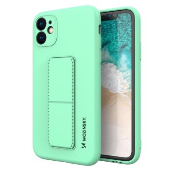   Wozinsky Kickstand Case iPhone 11 szilikon hátlap, tok, menta