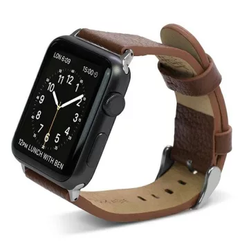 X-Doria Lux Apple Watch óraszíj 38/41mm, barna