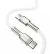 Baseus Cafule Series Metal Data USB-C - USB-C PD QC SCP 100W, 5A, 1m, kábel, fehér
