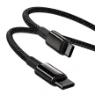 BASEUS Tungsten USB-C - USB-C PD 5A 100W, CATWJ-01, 1m, kábel, fekete