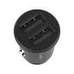 Baseus Grain autós töltő CCALL-ML01 mini charger 2x USB-A 3.1A, fekete