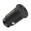 Baseus Grain autós töltő CCALL-ML01 mini charger 2x USB-A 3.1A, fekete