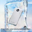 AWEI PowerBank P134K 20000mAh USB/PD/Lightning/MicroUSB kábellel, fekete