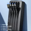 AWEI PowerBank P134K 20000mAh USB/PD/Lightning/MicroUSB kábellel, fekete