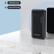 AWEI PowerBank P6K 20000mAh 2xUSB/PD/Micro-USB kábel, fekete