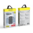 AWEI PowerBank P89K 10000mAh 38,5W, + PD/Lightning kábelek, fekete