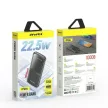 AWEI PowerBank P10K 10000 mAh 22.5W, fekete