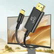 AWEI USB-C - HDMI CL-212T 4K 30 Hz, kábel, fekete