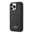 Audi Synthetic Leather MagSafe iPhone 16 Pro Max 6.9" tok, fekete AU-TPUPCMIP16PM-GT/D3-BK