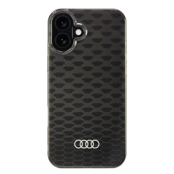   Audi IML Stitching Pattern MagSafe iPhone 16 Plus 6.7" tok, fekete AU-IMLMIP16M-Q5/D3-BK