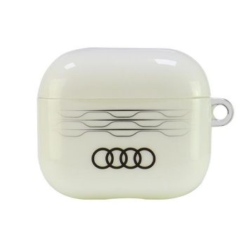   Audi IML Geometric Pattern AirPods 3 AU-IMLAP3-A6/D3-WE tok, fehér