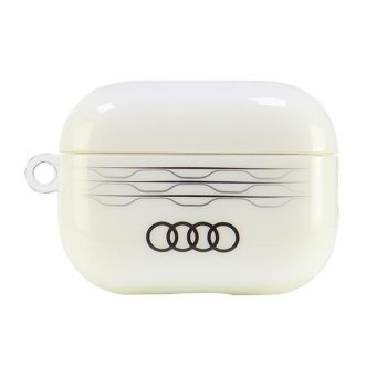   Audi IML Geometric Pattern AirPods Pro 2 AU-IMLAPP2-A6/D3-WE tok, fehér