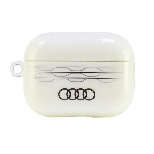Audi IML Geometric Pattern AirPods Pro 2 AU-IMLAPP2-A6/D3-WE tok, fehér