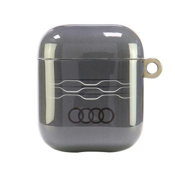   Audi IML Geometric Pattern AirPods 1/2 AU-IMLAP-A6/D3-GY tok, szürke