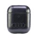 Audi Leather Big Logo AirPods 1/2 AU-AP-GT/D3-BK tok, fekete