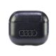 Audi Leather Big Logo AirPods 3 cover AU-AP3-GT/D3-BK tok, fekete