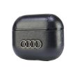 Audi Leather Big Logo AirPods 3 cover AU-AP3-GT/D3-BK tok, fekete