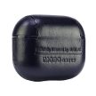 Audi Leather Big Logo AirPods 3 cover AU-AP3-GT/D3-BK tok, fekete