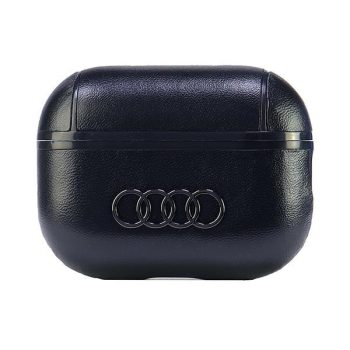   Audi Leather Big Logo AirPods Pro 2 AU-APP2-GT/D3-BK tok, fekete