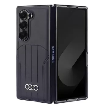   Audi Synthetic Leather MagSafe Z Fold 6 F956 hardcase AU-TPUPCMFold 6-Q5/D1-BK tok, fekete