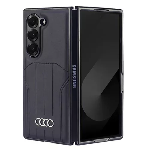 Audi Synthetic Leather MagSafe Z Fold 6 F956 hardcase AU-TPUPCMFold 6-Q5/D1-BK tok, fekete