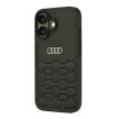 Audi Synthetic Leather iPhone 16 6.1" tok, fekete AU-TPUPCIP16-GT/D2-BK