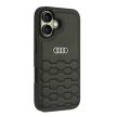 Audi Synthetic Leather iPhone 16 6.1" tok, fekete AU-TPUPCIP16-GT/D2-BK