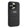 Audi Synthetic Leather iPhone 16 Pro 6.3" tok, fekete AU-TPUPCIP16P-GT/D2-BK