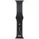 Audi óraszíj Geometric Pattern Silicone    Watch óraszíj Apple Watch 40/41/42mm fekete