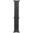 Audi Logo Genuine Leather Magnetic Ring óraszíj Apple Watch 44/ 45/ 46/ 49 mm, fekete