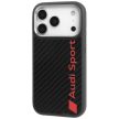 Audi R8 tok, carbon fekete MagSafe Case iPhone 17 Pro tok, fekete