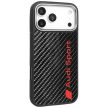 Audi R8 tok, carbon fekete MagSafe Case iPhone 17 Pro Max tok, fekete