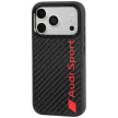 Audi R8 Carbon Fiber MagSafe iPhone 18 Pro / 17 Pro (AUS-TPUPCMIP18P-R8/D2-BK) tok, fekete