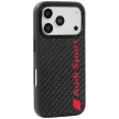 Audi R8 Carbon Fiber MagSafe iPhone 18 Pro / 17 Pro (AUS-TPUPCMIP18P-R8/D2-BK) tok, fekete