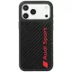 Audi R8 Carbon Fiber MagSafe iPhone 18 Pro Max / 17 Pro Max (AUS-TPUPCMIP18PM-R8/D2-BK) tok, fekete