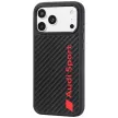 Audi R8 Carbon Fiber MagSafe iPhone 18 Pro Max / 17 Pro Max (AUS-TPUPCMIP18PM-R8/D2-BK) tok, fekete