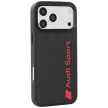 Audi R8 Carbon Fiber MagSafe iPhone 18 Pro Max / 17 Pro Max (AUS-TPUPCMIP18PM-R8/D2-BK) tok, fekete