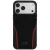 Audi R8 Genuine Leather MagSafe iPhone 18 Pro Max / 17 Pro Max (AU-TPUPCMIP18PM-R8/D3-RD) tok, fekete-piros