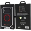 Audi Rsq Carbon Fiber Sport Red Circle MagSafe iPhone 18 Pro / 17 Pro (AUS-TPUPCMIP18P-RSQ/D5-BK) tok, fekete