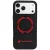 Audi Rsq Carbon Fiber Sport Red Circle MagSafe iPhone 18 Pro Max / 17 Pro (AUS-TPUPCMIP18PM-RSQ/D5-BK) tok, fekete