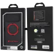 Audi Rsq Carbon Fiber Sport Red Circle MagSafe iPhone 18 Pro Max / 17 Pro (AUS-TPUPCMIP18PM-RSQ/D5-BK) tok, fekete
