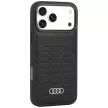 Audi GT Synthetic Leather MagSafe iPhone 18 Pro Max / 17 Pro Max (AU-TPUPCMIP18PM-GT/D3-BK) tok, fekete