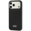 Audi GT Synthetic Leather MagSafe iPhone 18 Pro Max / 17 Pro Max (AU-TPUPCMIP18PM-GT/D3-BK) tok, fekete