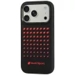 Audi Sport Synthetic Leather MagSafe iPhone 18 Pro / 17 Pro (AUS-TPUPCMIP18P-A3/D3-BK) tok, fekete
