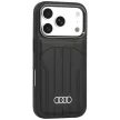 Audi Synthetic Leather MagSafe iPhone 18 Pro / 17 Pro (AU-TPUPCMIP18P-Q5/D1-BK) tok, fekete