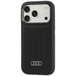 Audi Synthetic Leather MagSafe iPhone 18 Pro / 17 Pro (AU-TPUPCMIP18P-Q5/D1-BK) tok, fekete