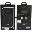 Audi Synthetic Leather MagSafe iPhone 18 Pro / 17 Pro (AU-TPUPCMIP18P-Q5/D1-BK) tok, fekete