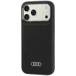 Audi Synthetic Leather MagSafe iPhone 18 Pro Max / 17 Pro Max (AU-TPUPCMIP18PM-Q5/D1-BK) tok, fekete
